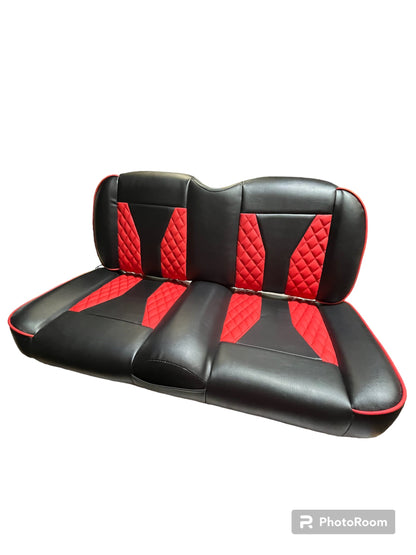 HuskRat Hood Hopper Custom Front Seat Replacement Set EzGo Models.