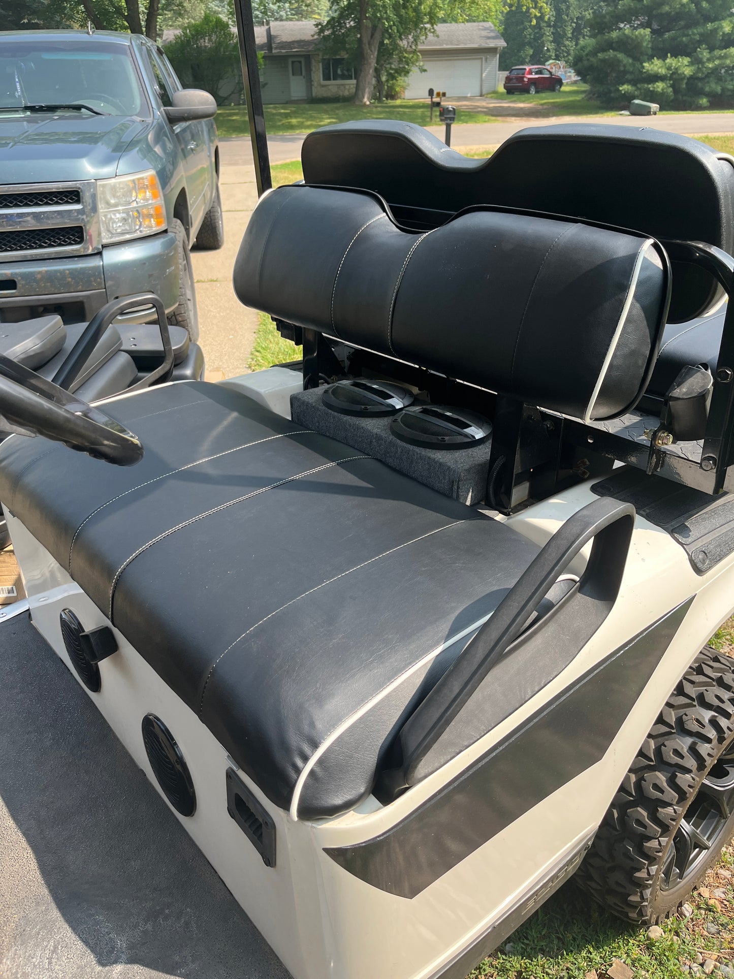 EzGo RXV/Txt Full Staple on Seat Cover Set